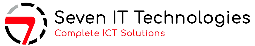Seven IT Technologies logo with tagline "Complete ICT Solutions" in red text