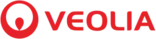 Veolia logo with red circular icon and company name in red text